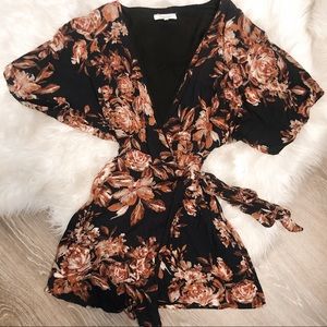 Kimono Floral Dress 🖤